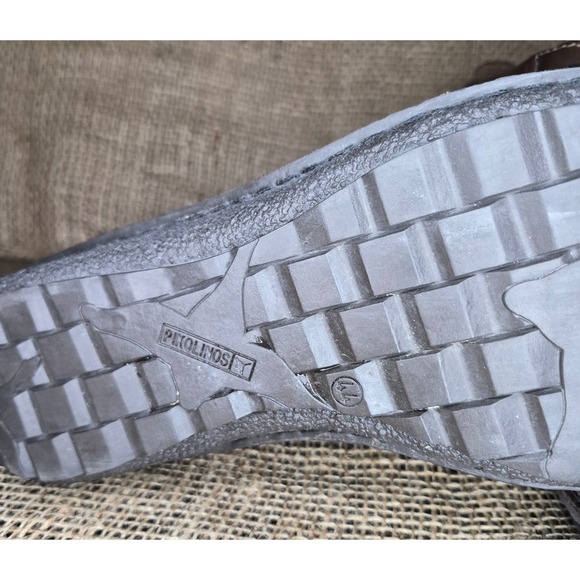 Pikolinos Men's Brown Leather Lace Up Ankle Boots Hiking Style 44 - Picture 6 of 6